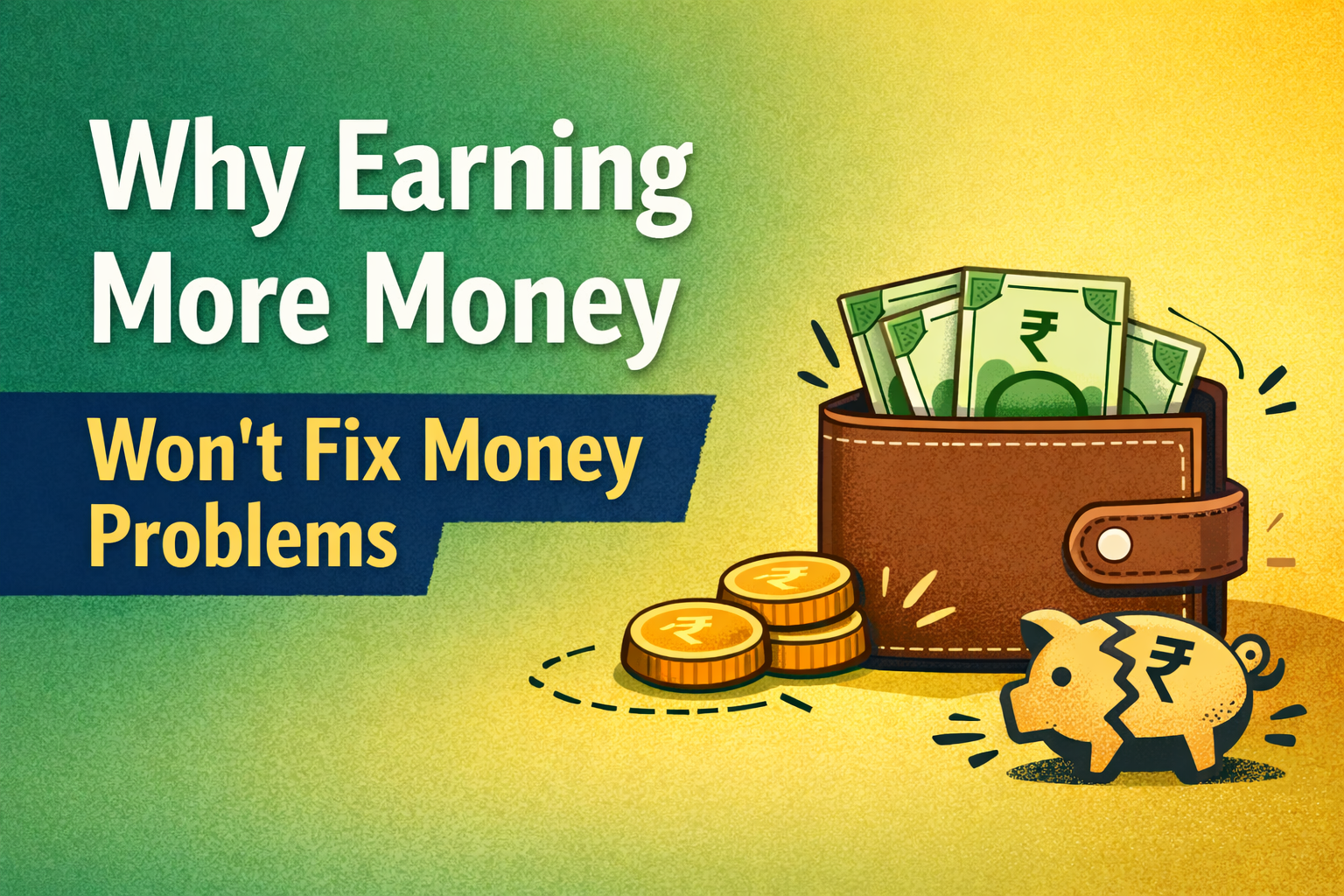 Why Earning More Money Does Not Automatically Fix Money Problems